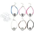 thumbnail image 3 of COOPHYA 12 Sets Diy Bracelet Bezels Bracelet Making Kit for Girls Round Gem Base Daily Use, 3 of 8