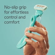 Schick Hydro Silk Ultra Sensitive Razor for Women, 5 Blade, 1 Handle, 2 Refills