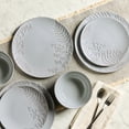 thumbnail image 3 of Better Homes & Gardens Ellie Collection Gray Stoneware Dinner Plate, 10.7inch, 3 of 6
