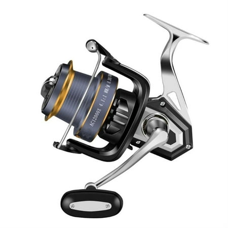 Fishing Reel 5.1:1/4.1:1 Durable Gear Resistance 13kg Winding Rotary Fishing Reel Remote Casting Sea
