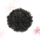 thumbnail image 2 of Afroamericano Afro Corto Kinky Curly Wrap Drawstring Puff Ponytail Bun Extension para Niñas Mujeres, 2 of 5