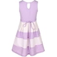 thumbnail image 3 of Big Girl Keyhole Back with Strap Bottoms and Necklace Lilac 10 JKS2077, 3 of 4