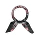 thumbnail image 1 of INSPIRAR CHIC Mujeres Pañuelo de Satén Cuadrado 35" Gran Pañuelo de Paisley Simétrico de Seda para el Cabello, Envoltura para Dormir, Bandanas 90x90cm Negro Rojo, 1 of 6
