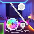 thumbnail image 1 of tirarere Sensor de movimiento, luces de armario para interiores, luces debajo del pequeña mostrador de cocina, escaleras, pequeña sala, Colco Luces de tira, 1 of 8