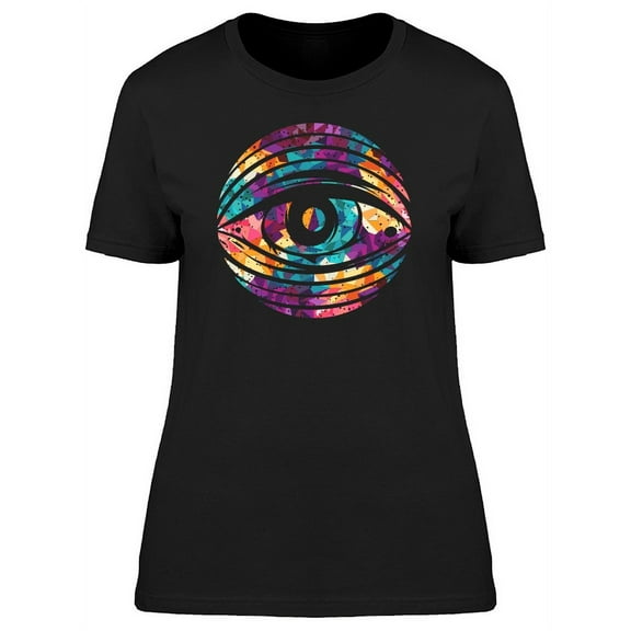 All Seeing Eye Color Low Poly T-Shirt Women -Image by Shutterstock, Female Small