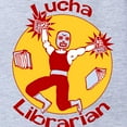 thumbnail image 2 of CafePress - Lucha Librarian - Cute Infant Baby Football Bodysuit, 2 of 3