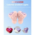 thumbnail image 3 of Auriculares inalámbricos Yoidesu Stylish en forma de corazón Bluetooth 5.3, 3 of 9