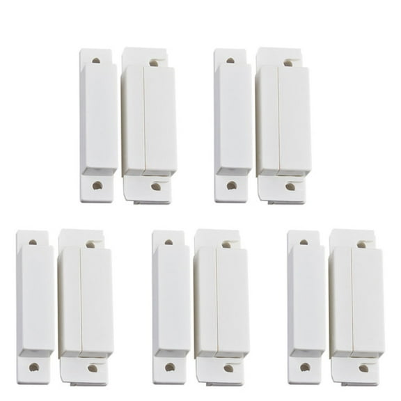 Surface Mount Wired NC Door Contact Sensor Alarm for Door Window Cabinets 10pcs