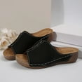 thumbnail image 6 of Mepaouo Summer Sandals for Women 2025 Platform Wedge Slides Arch Support Orthotic Casual Walking Shoes, 6 of 8