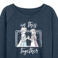 thumbnail image 3 of Frozen - Winter - Anna & Elsa In This Together - Women's Lightweight French Terry Long Sleeve Shirt, 3 of 5