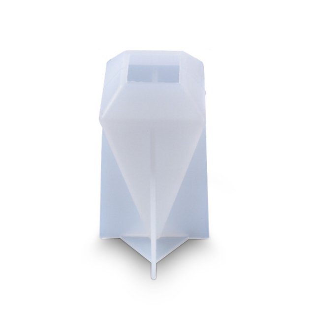 Molde de cono de resina de silicona antiadherente Folleto Flexible Flexible Moldes transparentes Anillos Soporte Molde Decoración Manual de decoración ArtCraft Utensilios Tipo 3 Inevent HA009771-03