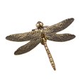 thumbnail image 4 of perfk Mini Dragonfly Sculpture Brass Desktop Dragonfly Sculpture for Desk Tea Room Gold and Black, 4 of 9