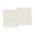 thumbnail image 2 of Superior Aria Turkish Cotton 12-Piece Face Towel Set, Ultra Soft Heavyweight Towels, Ivory, 2 of 6