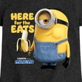 thumbnail image 3 of Despicable Me Minions - Only Here For The Eats - Toddler & Youth Girls Short Sleeve Graphic T-Shirt, 3 of 5