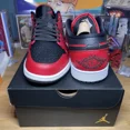 thumbnail image 4 of Ni - ke Ni - ke Air Jordan 1 Low Reverse Bred Pebbled swoosh Shoes 553558-605 Mens Sz 10, 4 of 5