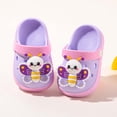 thumbnail image 6 of MDUKONU Toddler Girls Boys Clogs Little Kids Sandals Slides with Strap Kids Garden Clogs Water Shoes Purple, 6 of 8