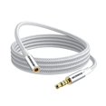 thumbnail image 1 of wonima44 MOSWAG 3.5mm Male to Female Extension Cable with Microphone Stereo Audio Adapter Nylon Braided Compatible for Home/Car Stereos Smartphones Headphones Tablets Media Players and More, 1 of 1