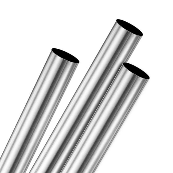 Uxcell 3-Pack 300mm 304 Stainless Steel Tube, 12mm OD 0.3mm Wall Thickness Seamless Stainless Steel Tubing Metal Straight Pipe[0.47x0.012x11.81IN]