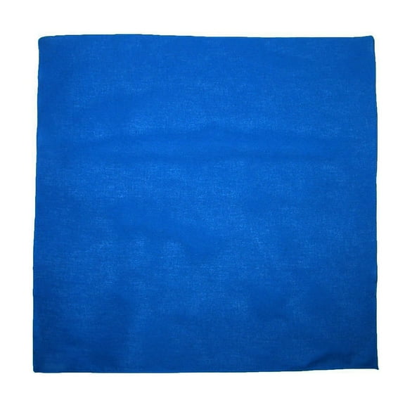 MTL® 100% Cotton Solid Color Bandana, Blue