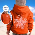 thumbnail image 2 of PMVFHDE Liquidation Sweat à Col Rond pour Filles Mode Décontractée Imprimé à Manches Longues Orange,160, 2 of 7