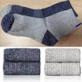 thumbnail image 2 of AMITOFO Men's Athletic Ankle Socks Cotton Sports Business Casual Socks 2/6 Pack Shoe Size 7-10, 2 of 7