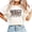 Ivory Shirt, variant on Touchdown Season Shirt for Women and Teens Cute Girly Checkered Fall Football Oversized Tee Ivory Shirt Adult Small