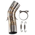 thumbnail image 4 of Motorcycle Motorbike Middle Exhaust Middle Mid Link Pipe Connector for Kawasaki Z900 2017-2018 Witho, 4 of 5