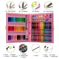 thumbnail image 2 of 150-Piece Art Set, Deluxe Professional Color Set, Coloring Supplies Art Kits for Kids and Adult Art Supplies for Drawing Painting with Compact Portable Art Supplies Chirstmas, Birthday, New Year Gift, 2 of 8