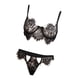 thumbnail image 5 of Conjunto de Ropa Interior de Encaje Floral Negro y en Espalda Mujer METRO, 5 of 8