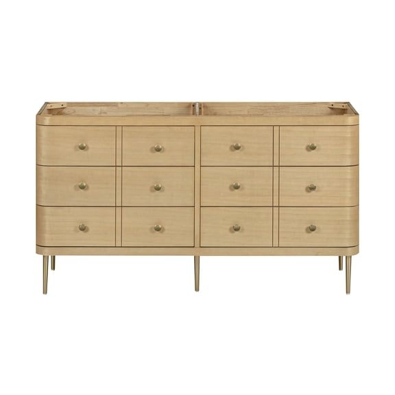 Avanity Serena-V60 Serena 60" Double Free Standing Or Wall Mounted Vanity Cabinet Only -