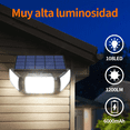 thumbnail image 4 of Paquete De 2 Lámparas Solares Sensor De Movimiento 3 Modos Belug, Negro, 4 of 5