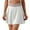 White, variant on Women's A-Line Tennis Skirt Built-in Liner, Breathable Fabric, See-Through Design, Ideal for Sports and Casual Wear, Multiple Sizes (S XL)