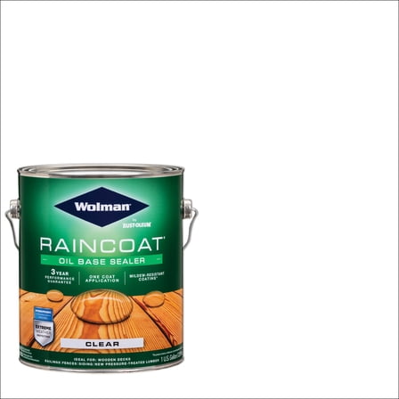 4 Pack, Clear, Wolman RainCoat Oil Base Exterior Wood Sealer- Gallon