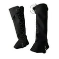 thumbnail image 3 of GUOOL Medieval Pirate Boot Covers Leg Gaiters for Themed Parties Stage Performance Black, 3 of 9