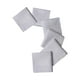 thumbnail image 5 of Juego de 6 uds de pañuelos blancos sólidos, pañuelos de algodón, pañuelos cuadrados de bolsillo para manualidades, pañuelos suaves para hombre para el Salvador Dali Pañuelos Blanco Puro, 5 of 9