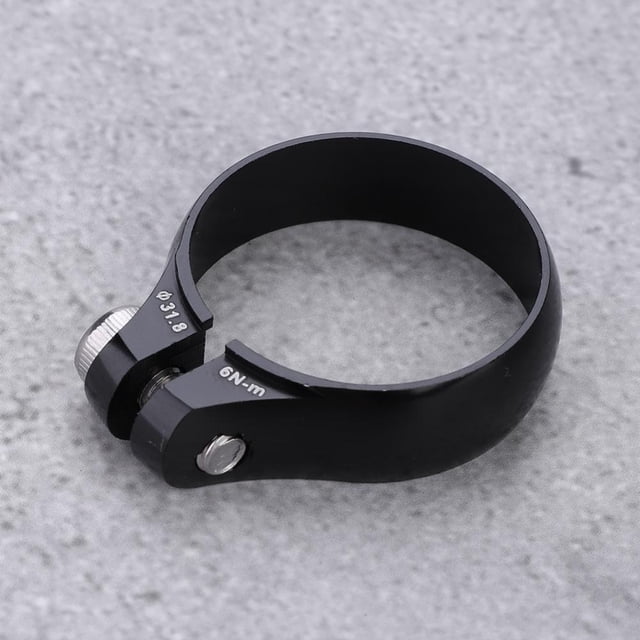 Abrazadera para asiento de bicicleta Ecomeon clip de tubo de 31,8 mm para accesorios de 27,2 pulgadas negro