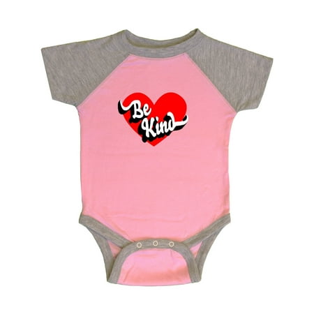 

Inktastic Be Kind Big Red Heart Gift Baby Boy or Baby Girl Bodysuit