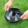 thumbnail image 3 of Splihome Seau à Poissons Rond Pliable 4,5l Réservoir d'Eau avec Cordon Noir, 3 of 8