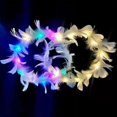 thumbnail image 3 of Guirnalda de hadas Tocado de guirnalda de ángel intermitente LED Boda floral, diversión, tocado de guirnalda de fiesta Vhermosa HMJM177-3, 3 of 4