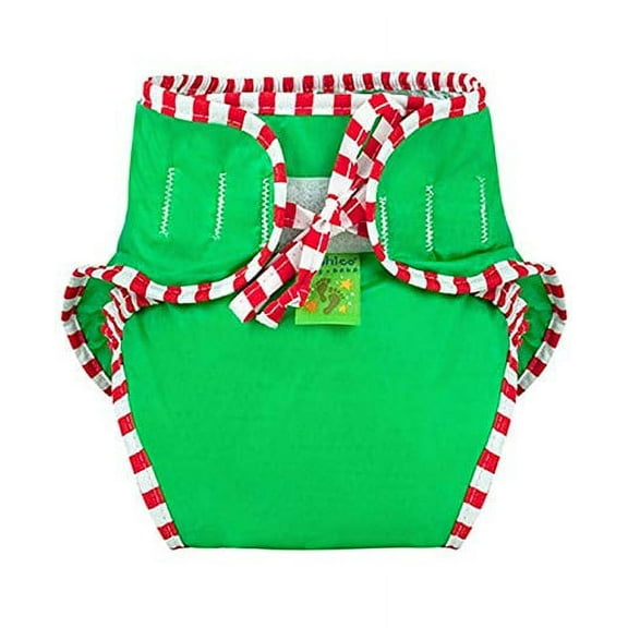 Kushies Swim Diaper, Medium - Green