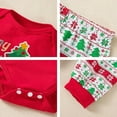 thumbnail image 6 of WIBACKER 3-24M Christmas Newborn Infant Baby Boys Outfits Cotton Romper Bodysuit Pants Hat Set Toddler Girl Fall Winter Clothes, 6 of 9