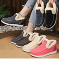 thumbnail image 3 of Women's Memory Foam Moccasin Slippers Indoor and Outdoor Warm Fuzzy Fleece House Shoes, 3 of 8