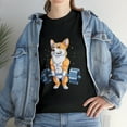 thumbnail image 2 of Corgi Weightlifting Funny Deadlift Fitness Gym Workout T-Shirt, 2 of 2