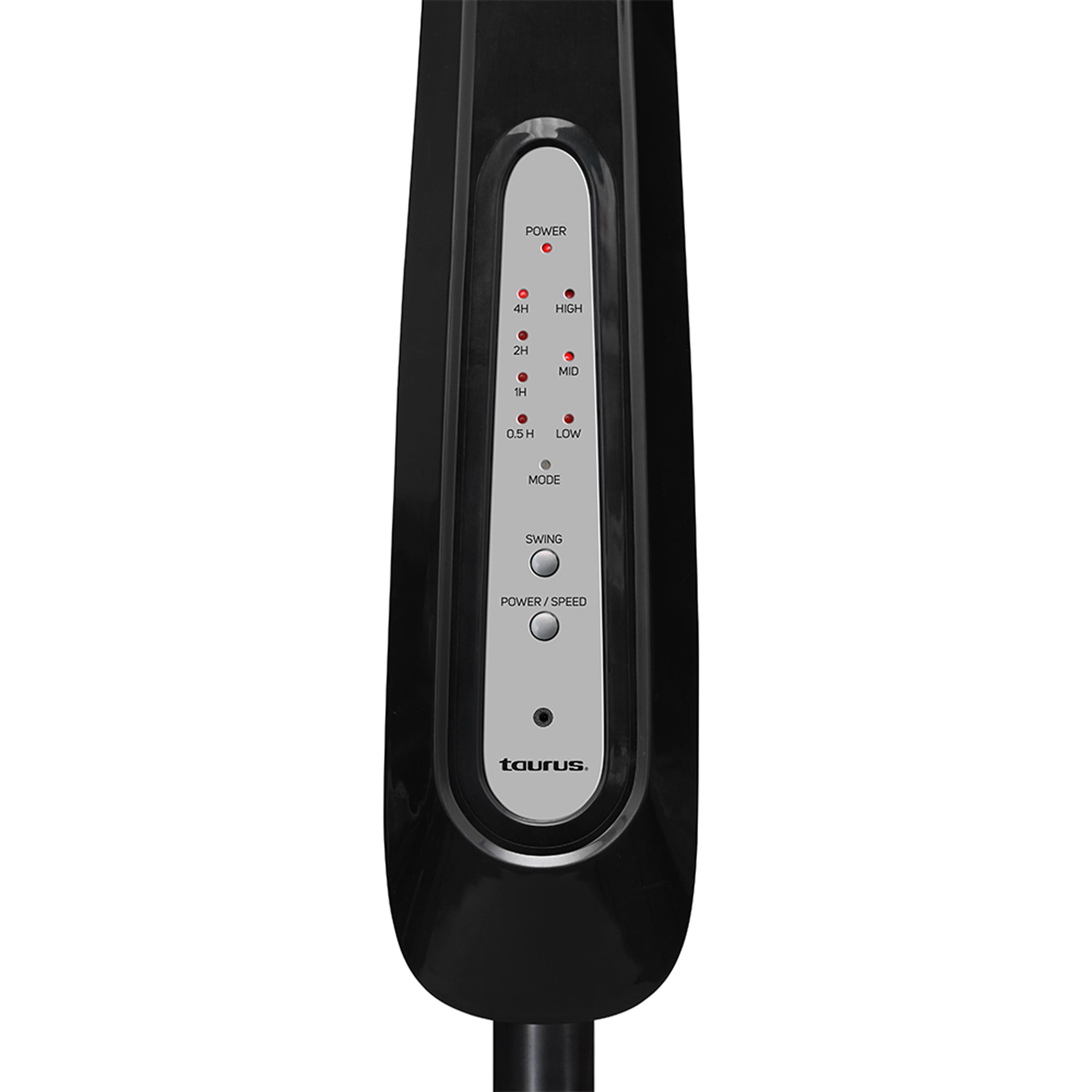 Taurus Turbo Cycle 18 in Pedestal Fan with Remote Control, Timer, and ECOJET Grille, Oscillating Quiet Fan with Adjustable Height and 3 Speeds – Ideal for Bedroom, Living Room or Office