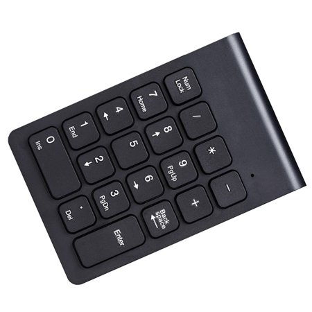 Goriertaly 2.4G Wireless Numeric Keypad 18 Keys Mini USB Computer ...