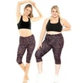 thumbnail image 2 of Stretch Is Comfort Women's Plus Size Knee-Length Leggings| Adult Xlarge- 7x, 2 of 6