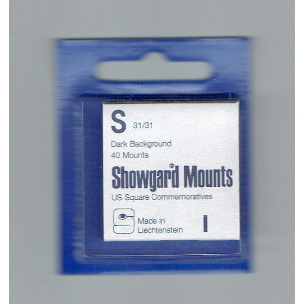 Showgard Stamp Mounts Size S Black