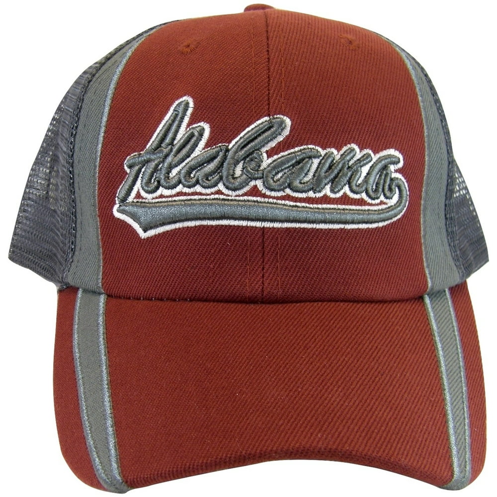 BVE Sports Novelties Alabama Men's Mesh Back 2Tone Adjustable