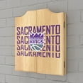 thumbnail image 5 of Sacramento Kings City Dart Board Cabinet Set with 6 Steel Tip Darts, 5 of 7