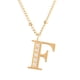 thumbnail image 2 of Juego Joyería Mujer, Collar Aretes Inicial Letras LuckyLy, Acero Inoxidable Baño de Oro 18k dorado UNITALLA, 2 of 6